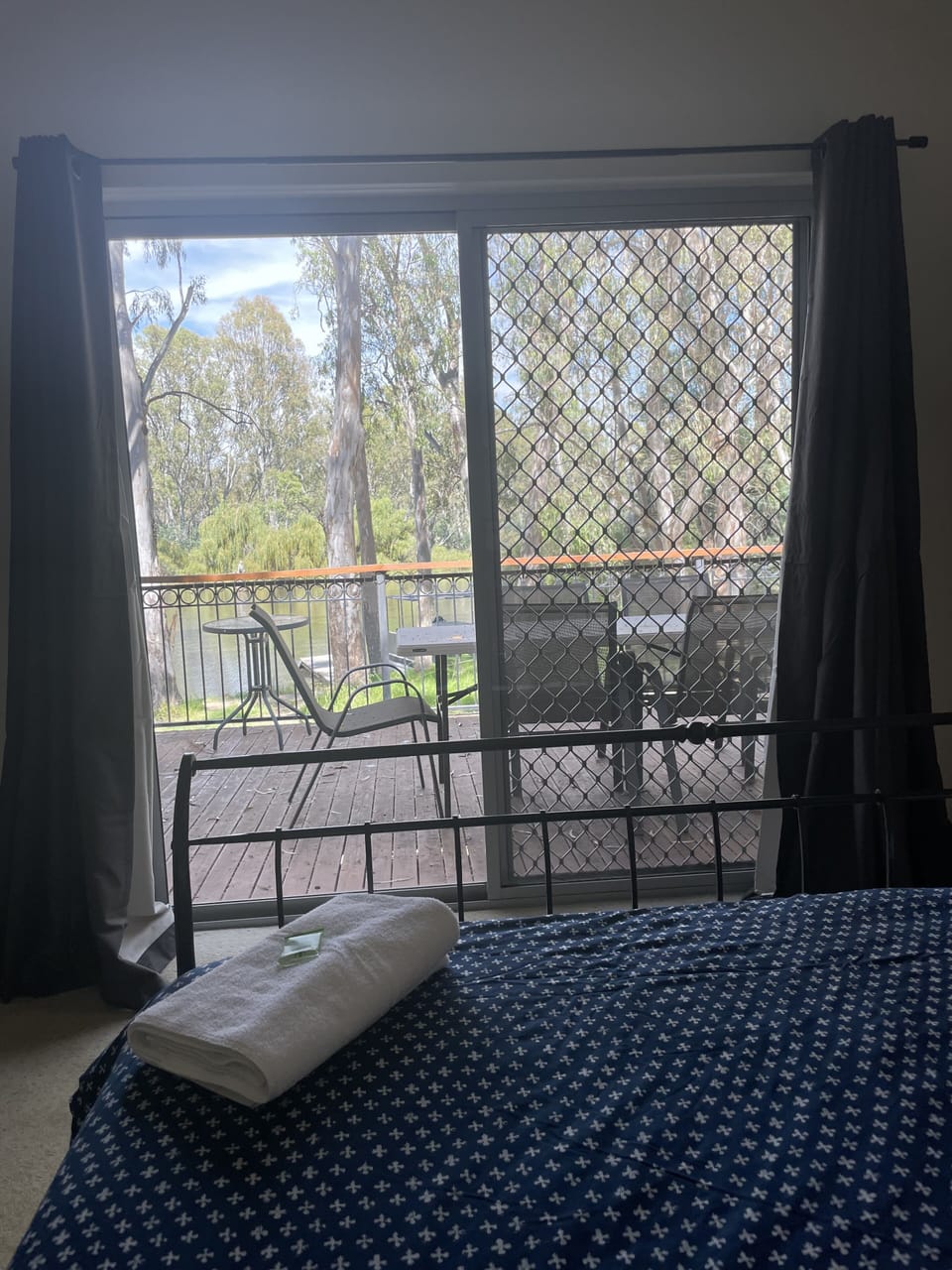 bedroom 1 overlooking deck
