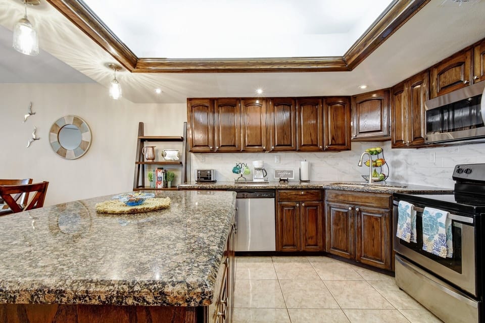 Whip up a meal in our fully-equipped kitchen.