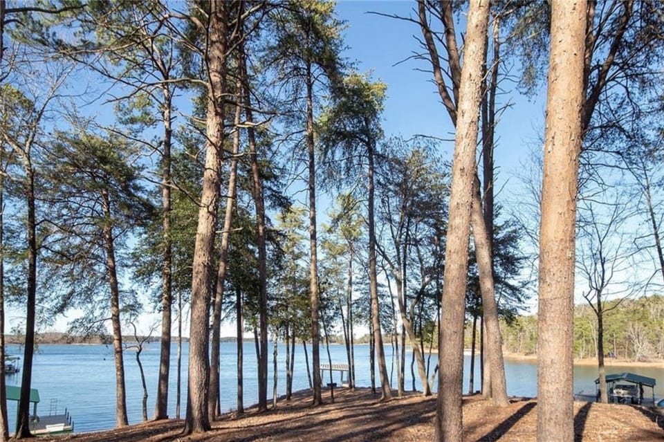 Gradual walk to our private dock