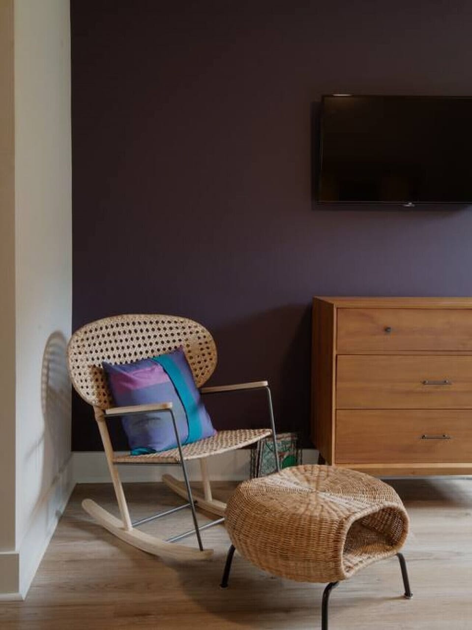 Rattan rocking chair