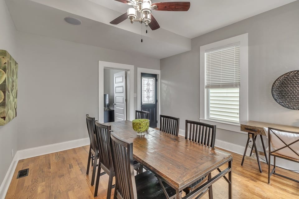 Home Decor, Ceiling Fan, Chair, Furniture, Hardwood