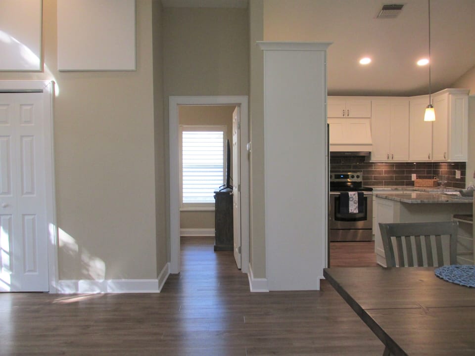Entry to 1st guest bedroom