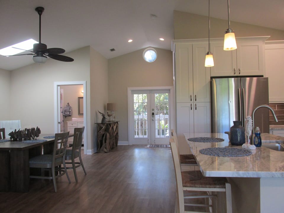 First floor dining and kitchen 
