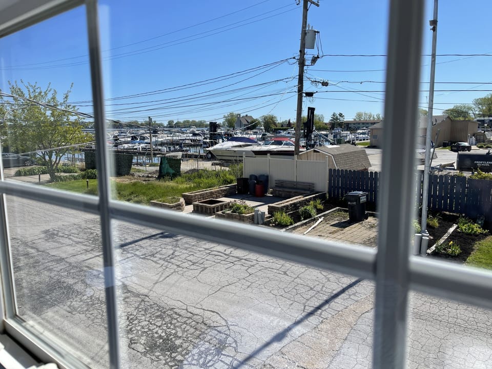 View of the Venetian Marina from the Second Bedroom.