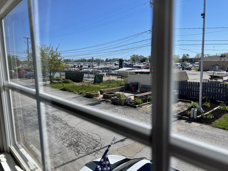 View of the Venetian Marina from the Master Bedroom window.