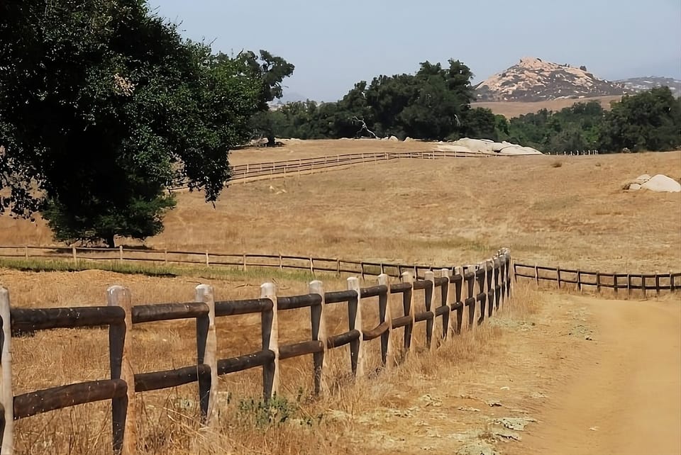 Breathe in wide-open country views along the peaceful trail.