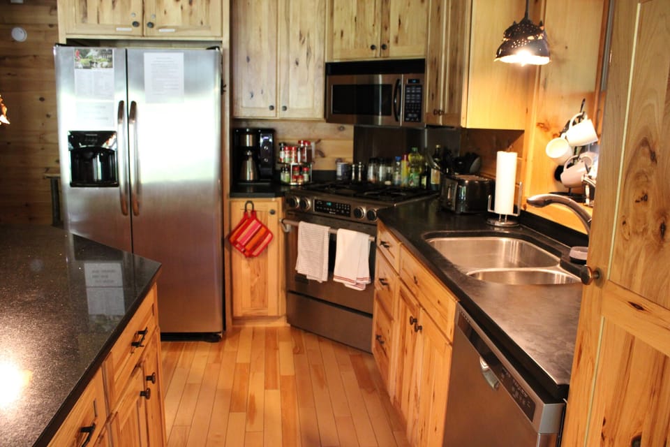 Fully-equipped kitchen.