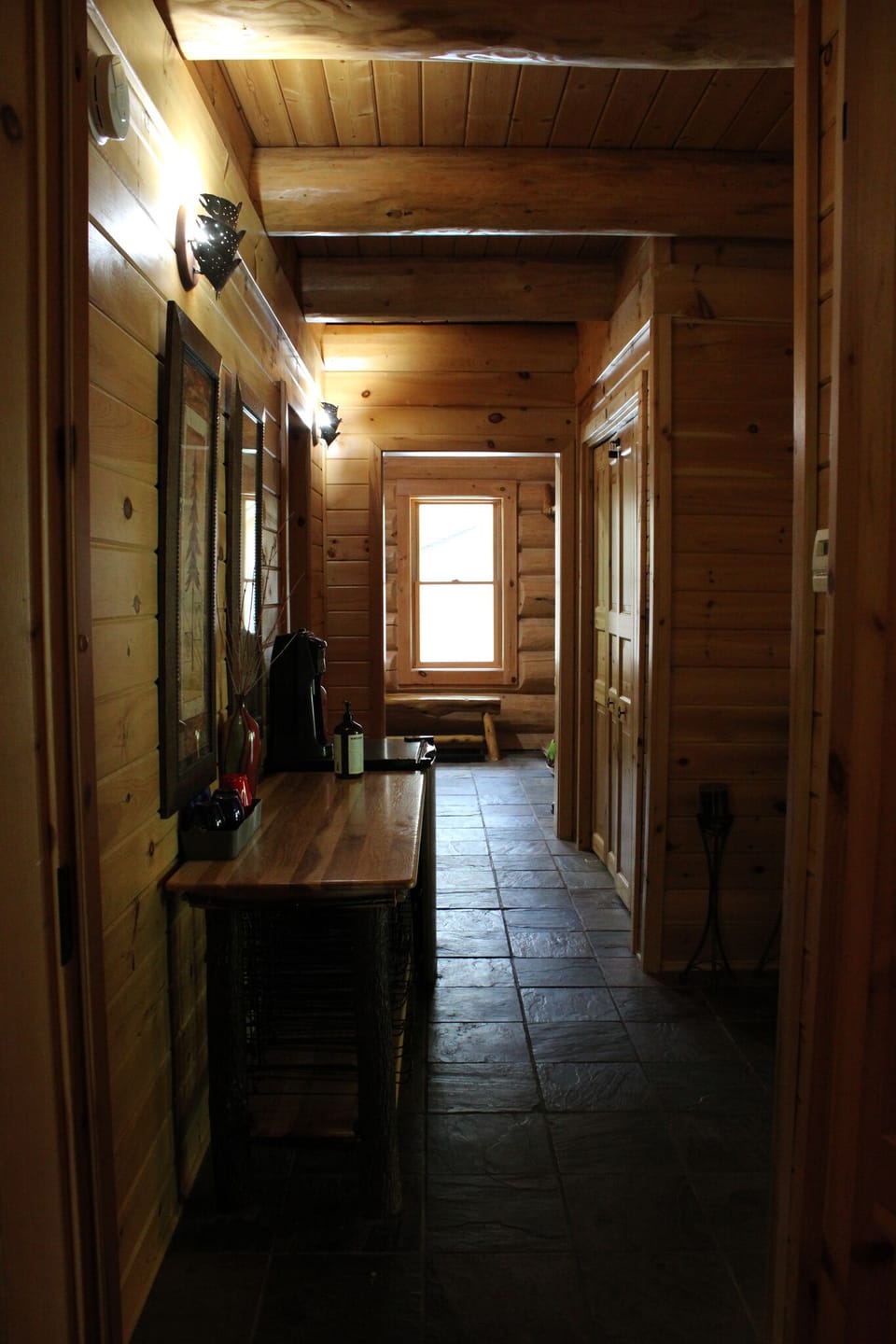 Hallway view from master bedroom.
