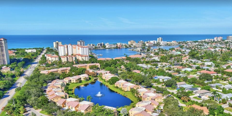 Arial View of Beachwalk Community.
