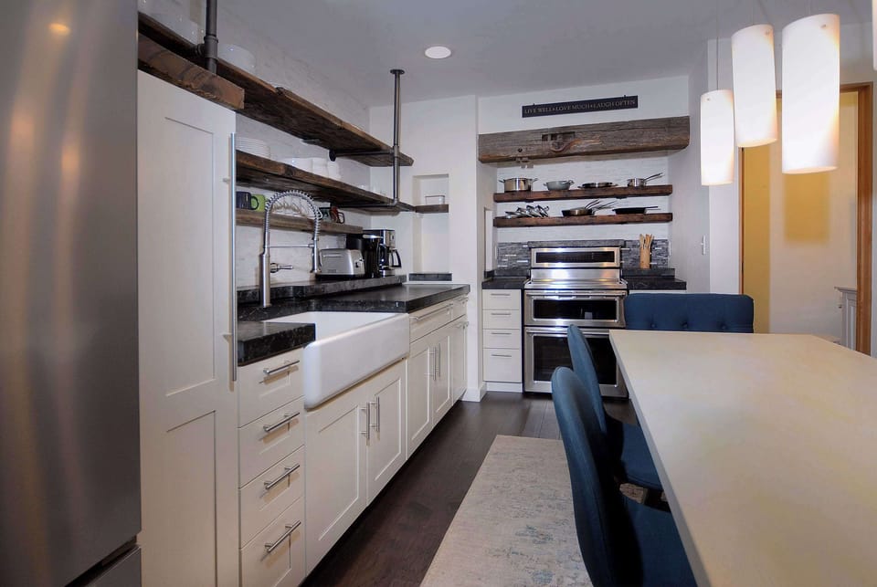 Fully stocked kitchen