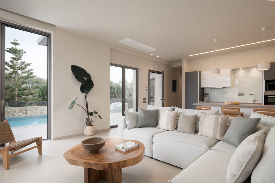 The Living-cum area, is bursting full of charm.