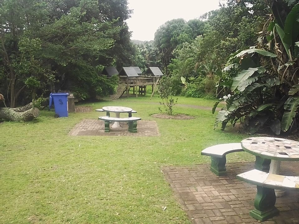 Picnic area at the Pennington Conservancy
