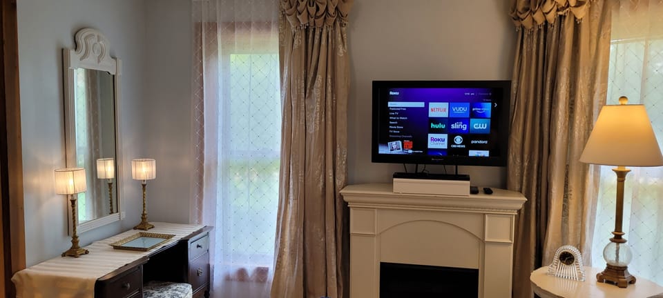 We all deserve a little pampering now & then, right?! Drapes close for privacy 