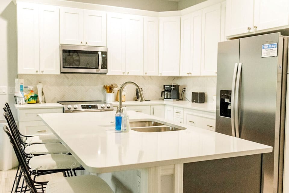Fully stocked kitchen
