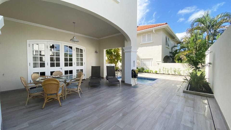 Rear patio