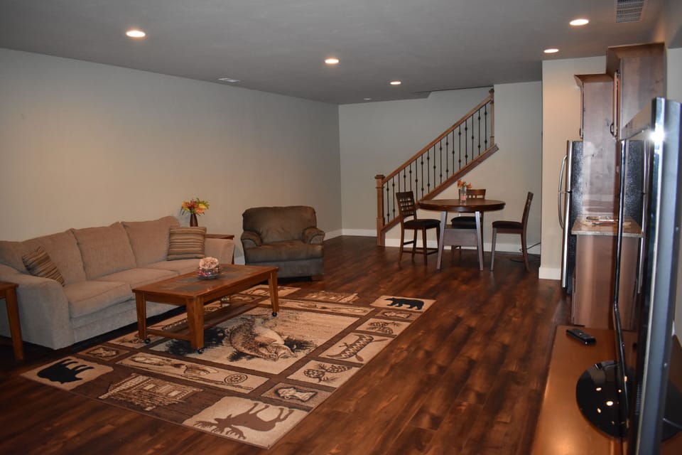 Lower level great room