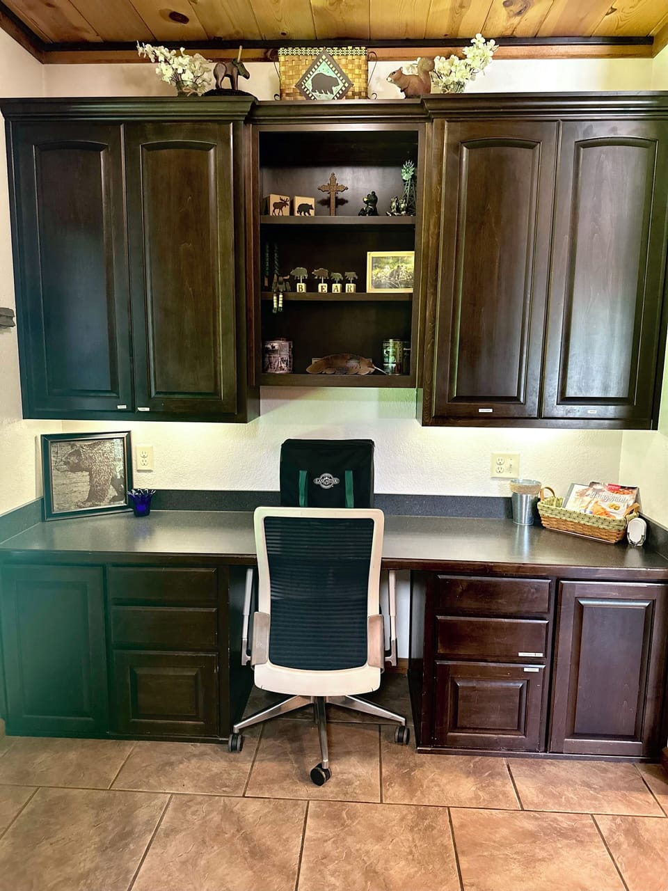 Dedicated work space.