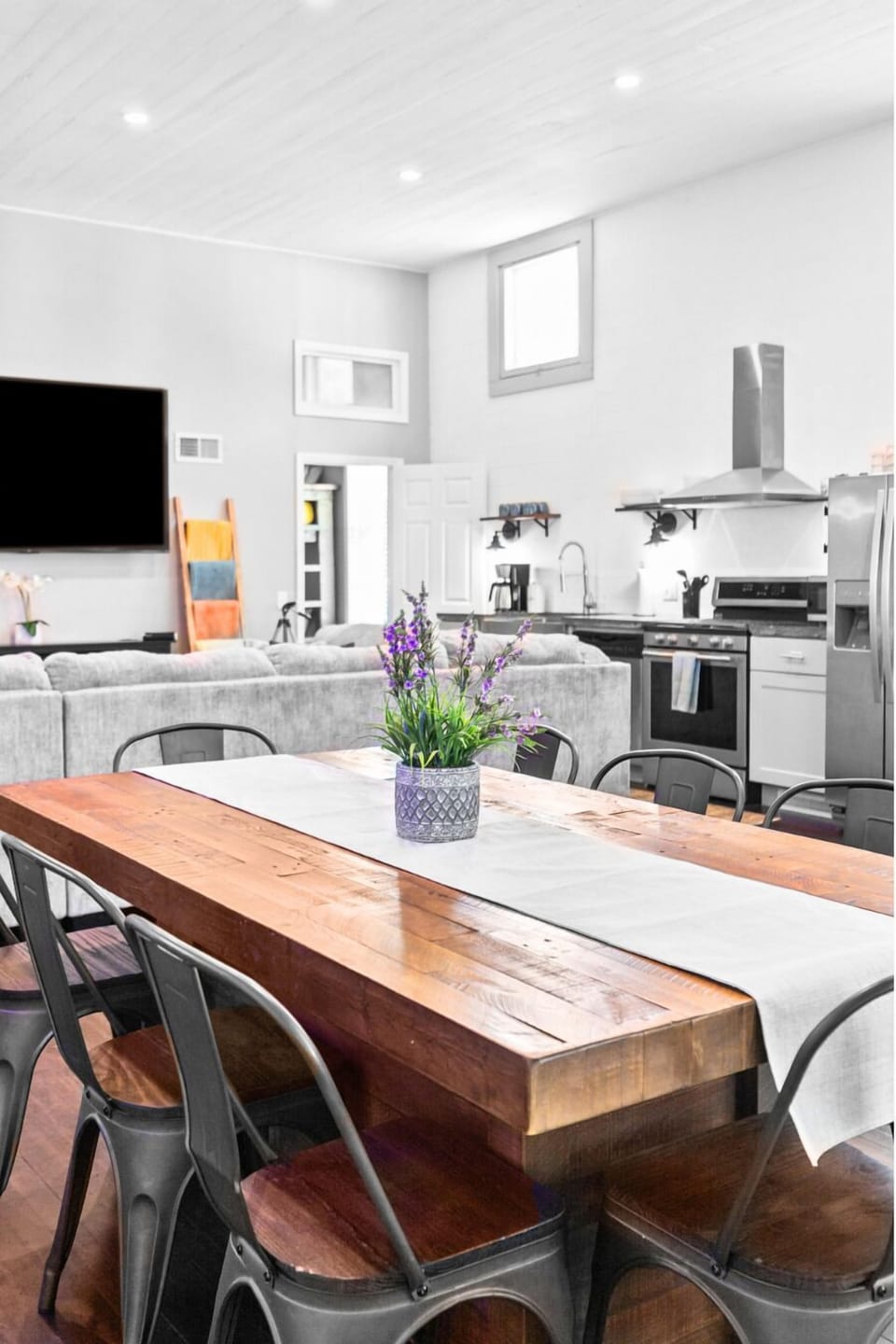 Dining table.
