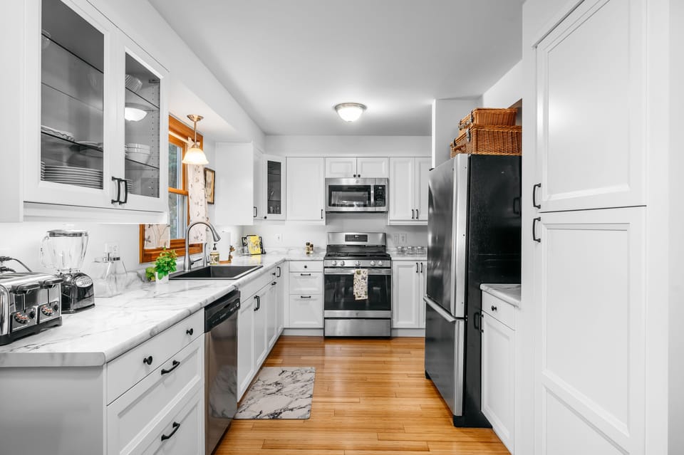 Unleash your inner chef in our renovated kitchen designed for culinary creation