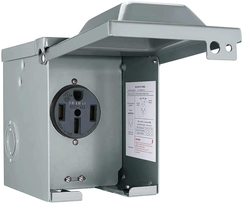 Nema 14-50 for you to plug your charger into