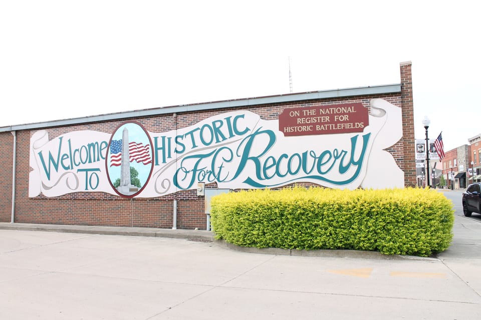 Fort Recovery is a quaint community with a grocery store and restaurants.