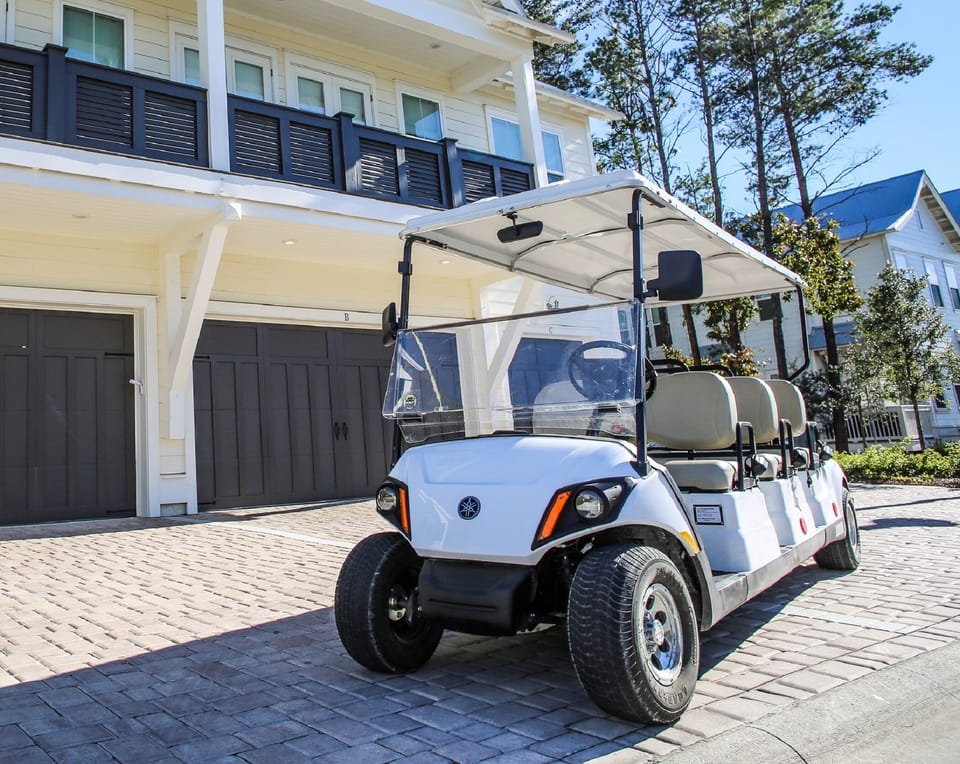 Golf Cart Included with Stay - 6 seater 
representative image - new pic soon