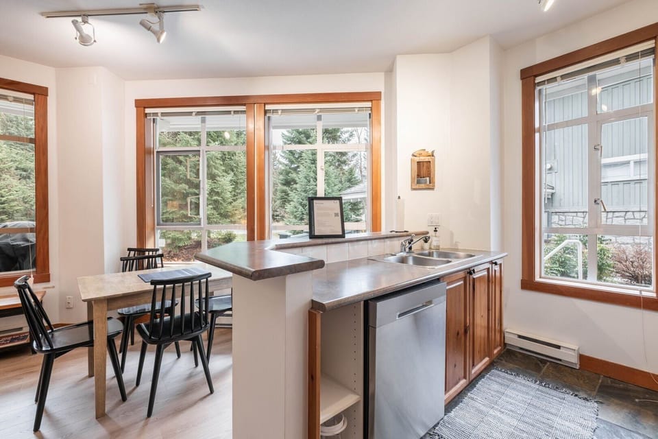 Dining and kitchen area