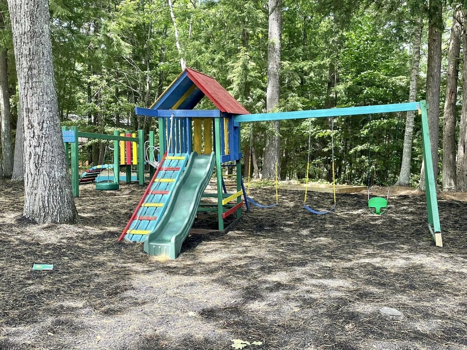 One of two community playgrounds. Must have pass with you. 