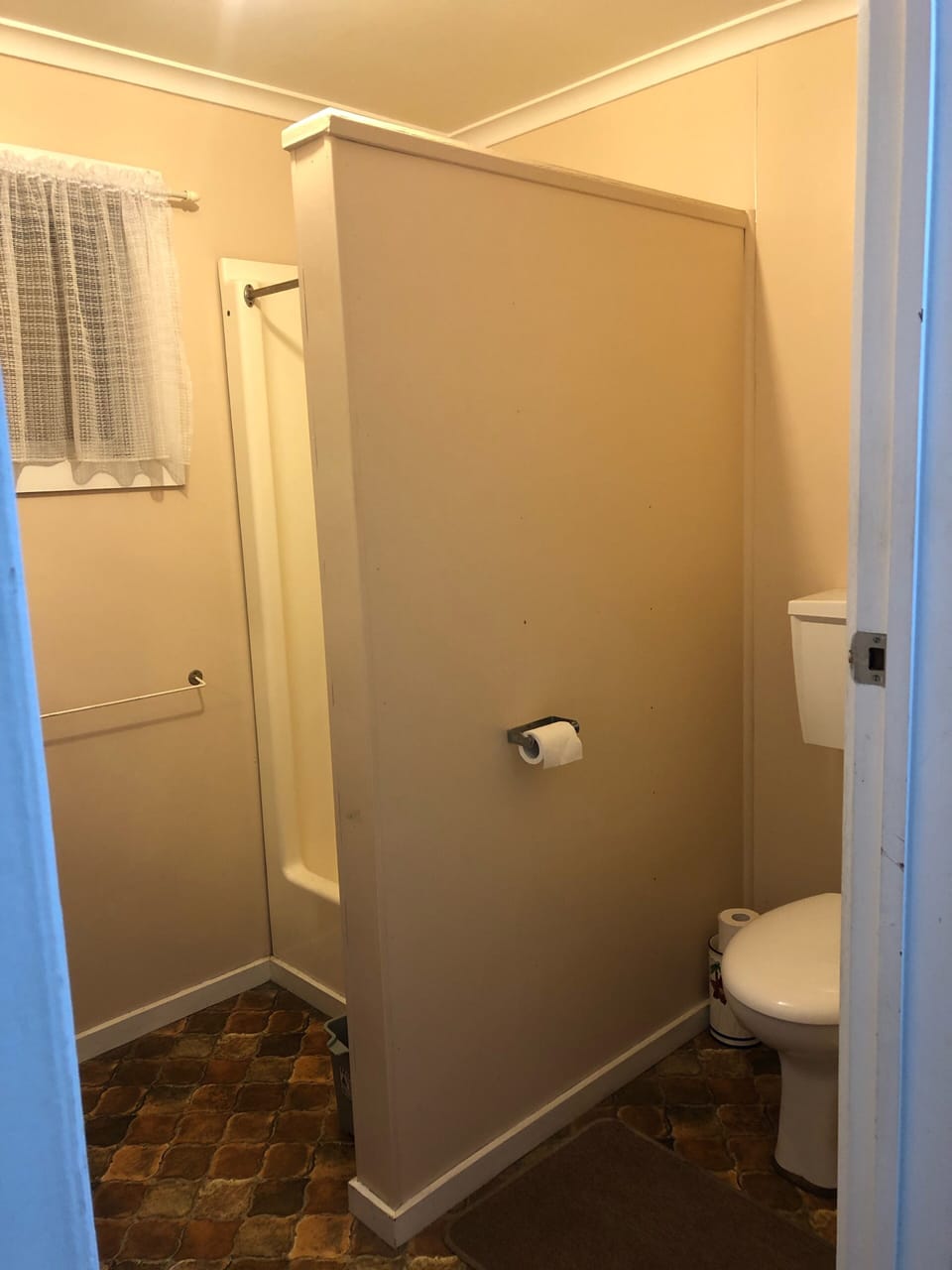 Downstairs toilet and shower.