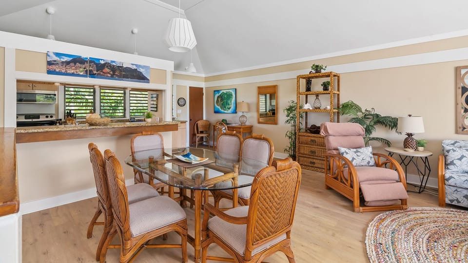 Kiahuna Plantation #207 - Dining Area - Parrish Kauai