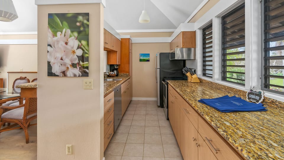 Kiahuna Plantation #207 - Spacious Kitchen - Parrish Kauai