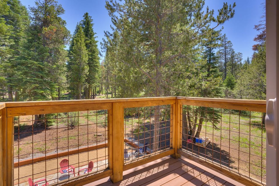 Balcony view from upstairs queen bedroom