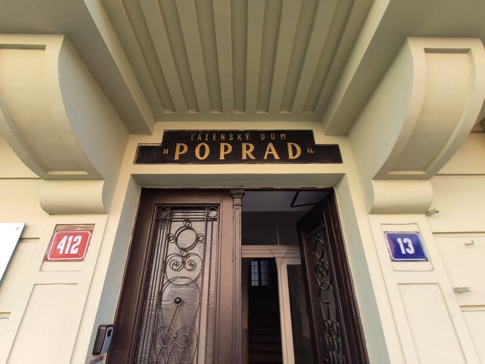 Entrance to the building