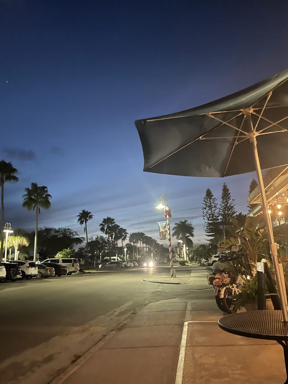 Evening in Downtown Gulfport a block and a half away.