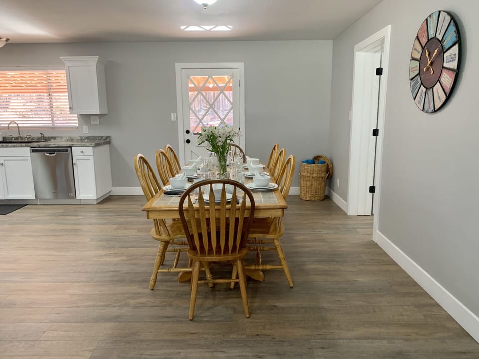 Large dining table