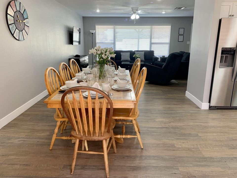 Large dining area