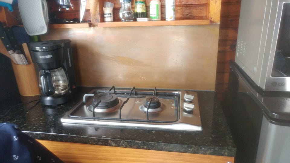 Two burner gas stove top.