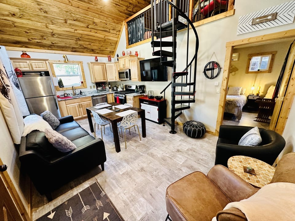 Living & kitchen view from front door