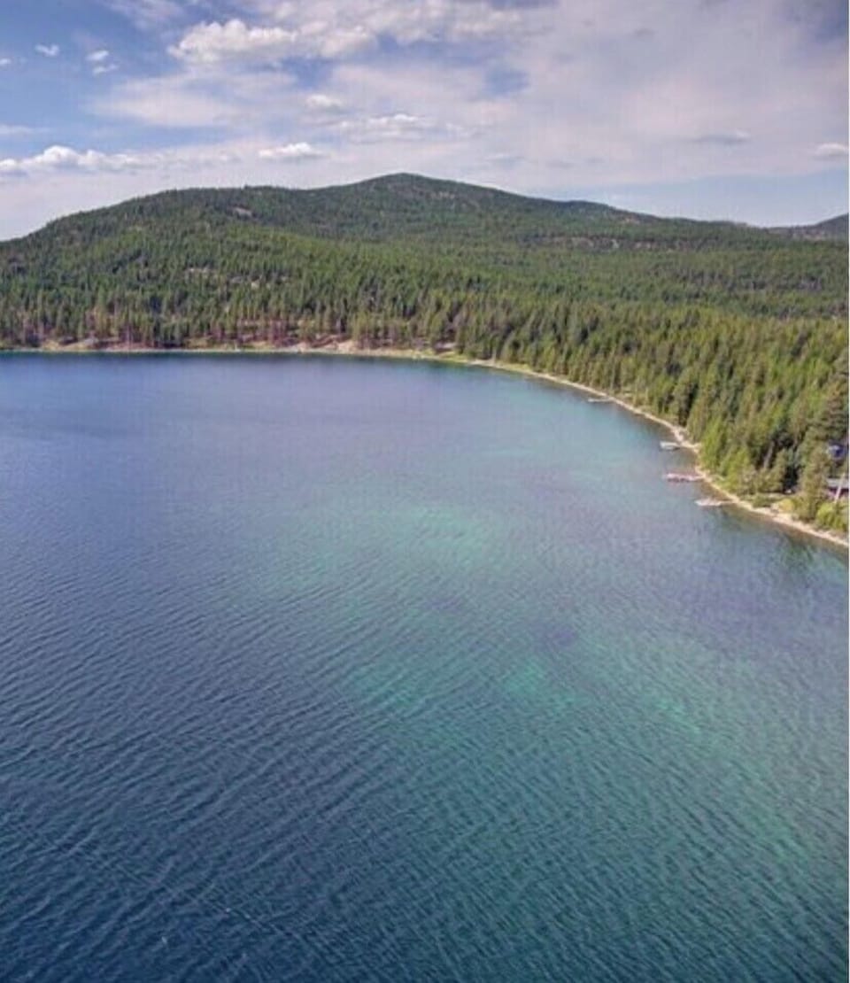 View of dock and East end of McGregor Lake