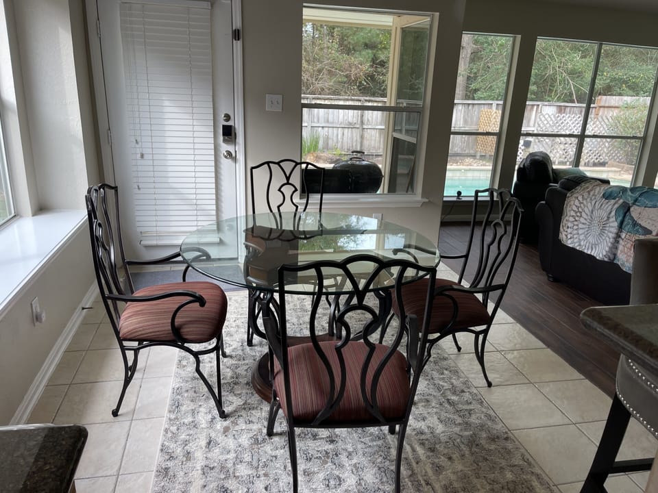 Breakfast dining area