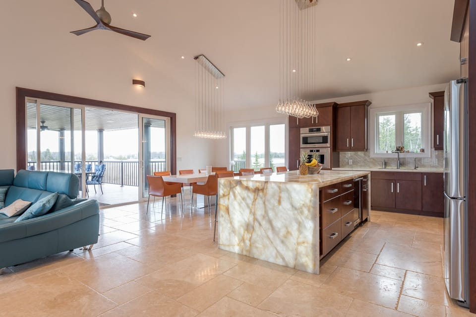 Main Living , Dining and Kitchen