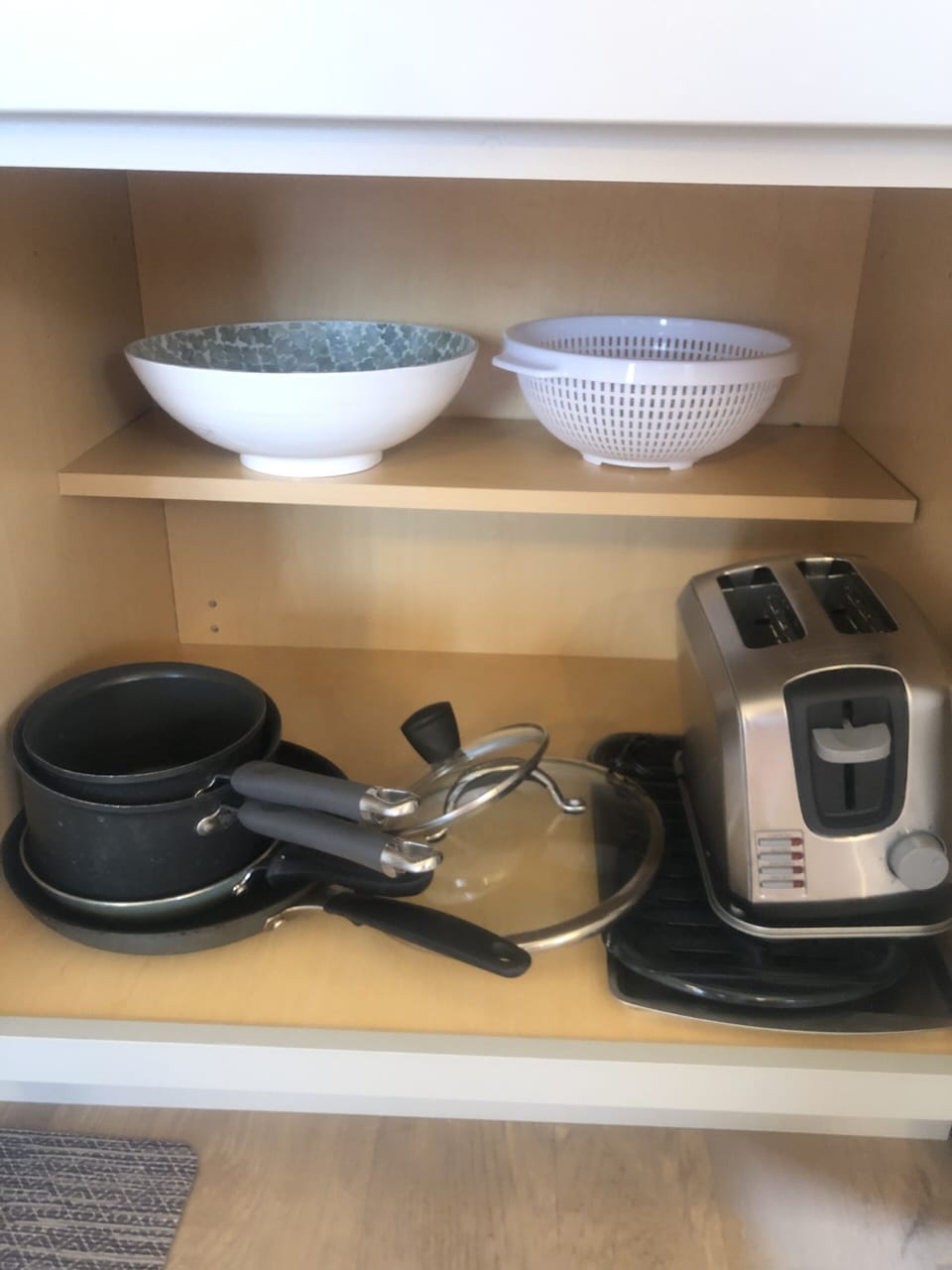 Cook to your hearts' content...and don't worry about burning any toast. ;)