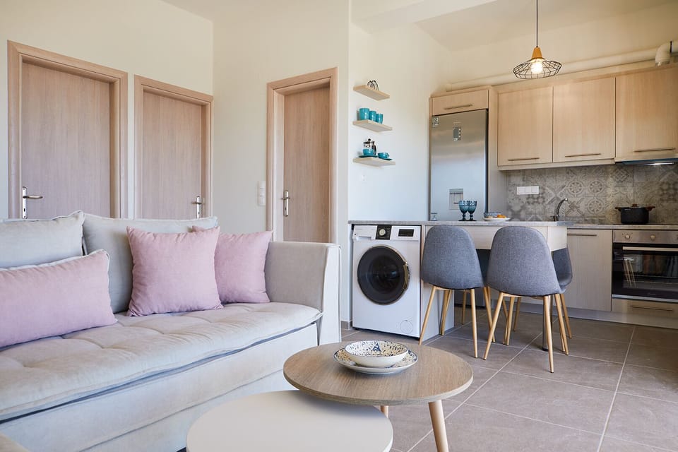 The property has a washing machine!