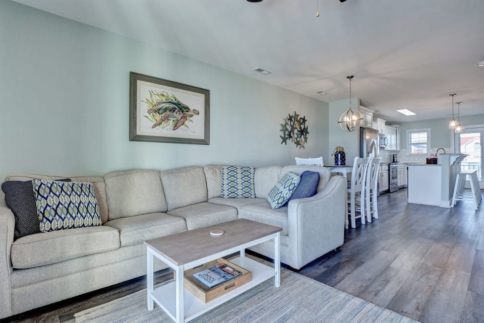 Family room Sectional sleeper sofa