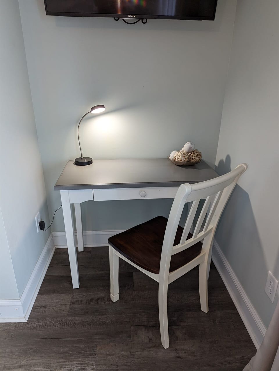 Workspace in queen bedroom