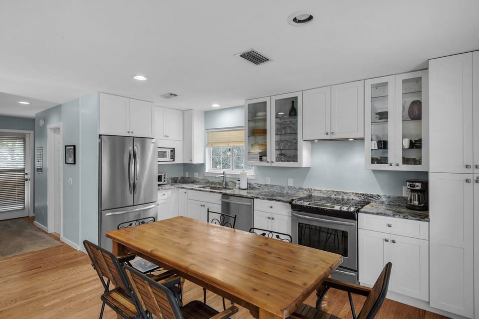 30A Blue Lake Cottage - Kitchen Feat Stainless Steel Appliances