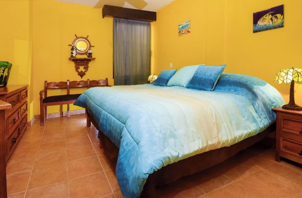 After a long day spent at the beach, return to a comfortable bed and soft linens to rest on in our bedroom space.