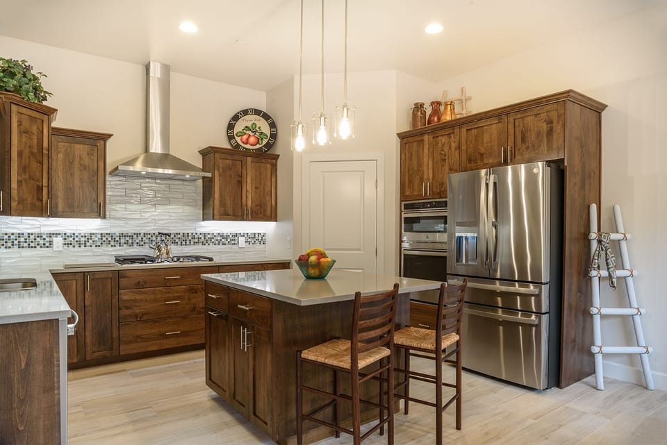 Brand new stainless steel appliances