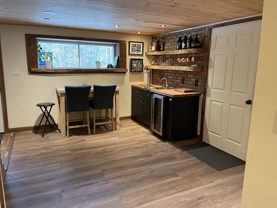 Basement bar!