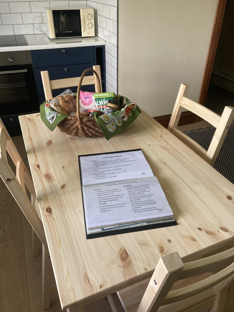 Visistor guide to the area. 